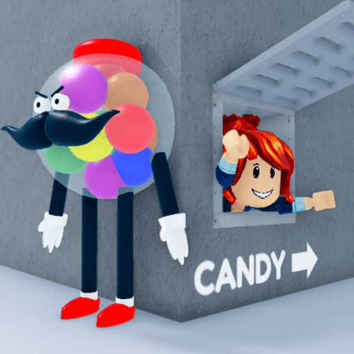 ESCAPE MR. GUMDROP'S CANDYSHOP (First Person Obby) Roblox game thumbnail