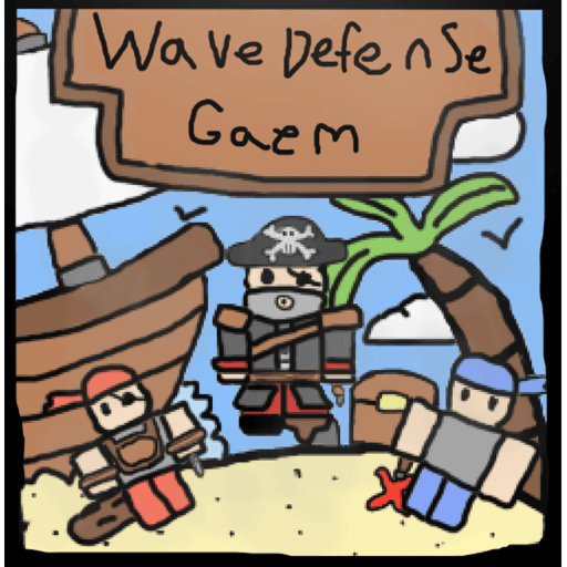 wave defense gaem [DISCONTINUED] Roblox game thumbnail