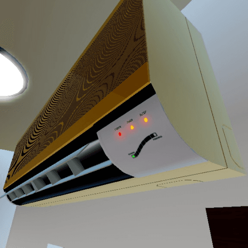 (New Daikin) Air conditioners in a suburban Roblox game thumbnail