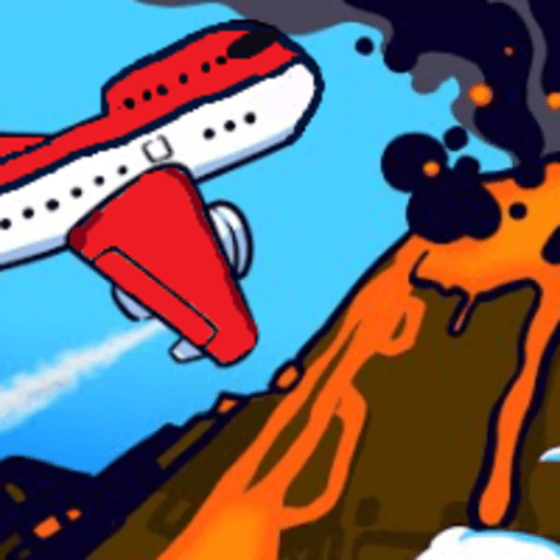 Survive a Plane Crash into a Volcano! 🌋 Roblox game thumbnail