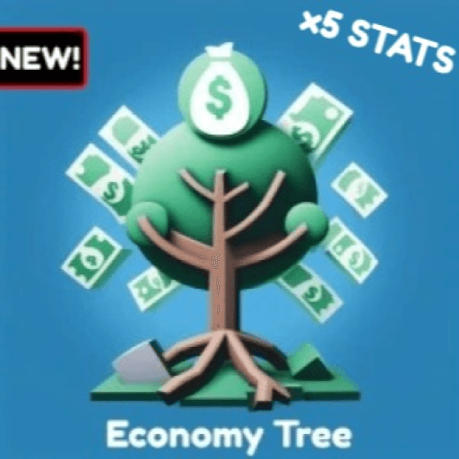 Economy Upgrade Tree Tycoon Roblox game thumbnail