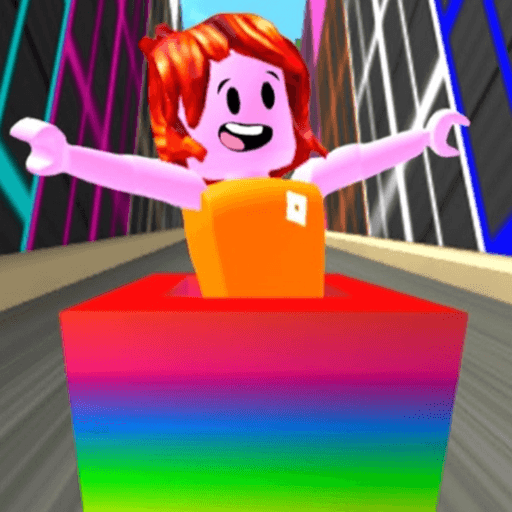 Ride A Box Down A Slide! Roblox gameplay screenshot