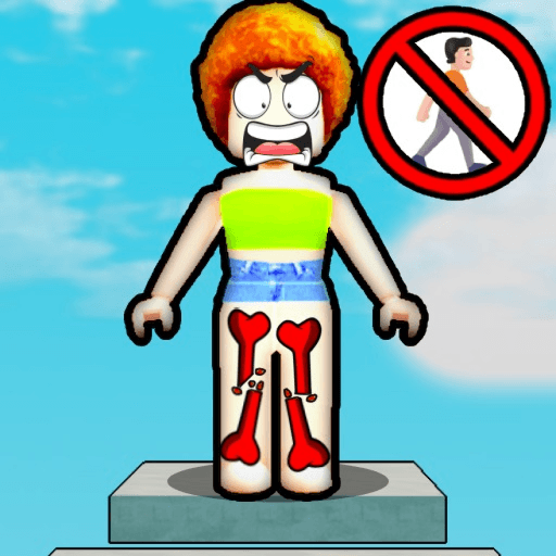 Obby But You Cannot Walk Roblox game thumbnail