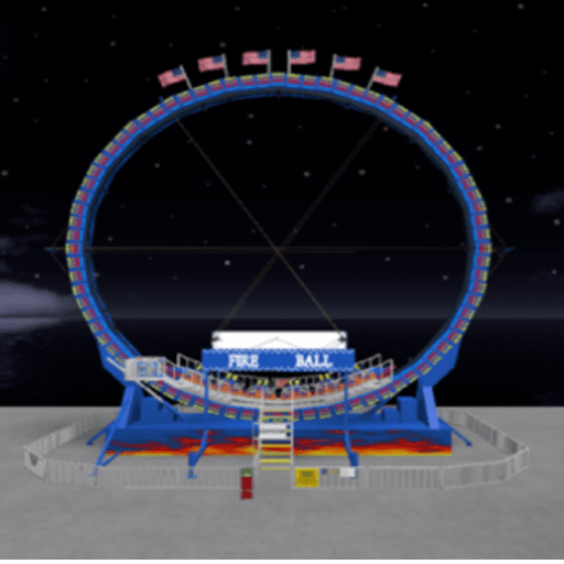 Carnival Funfair w/ Rides and Games Roblox game stats