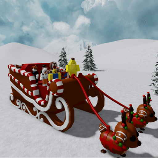 Sleigh Ride to the North Pole! Roblox gameplay screenshot