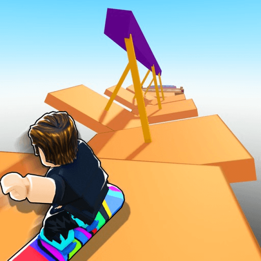 [UPD] Snowboard Obby ❄ World 8 Roblox gameplay screenshot