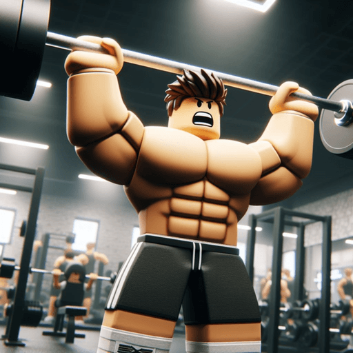 Overhead Press Simulator Roblox game stats