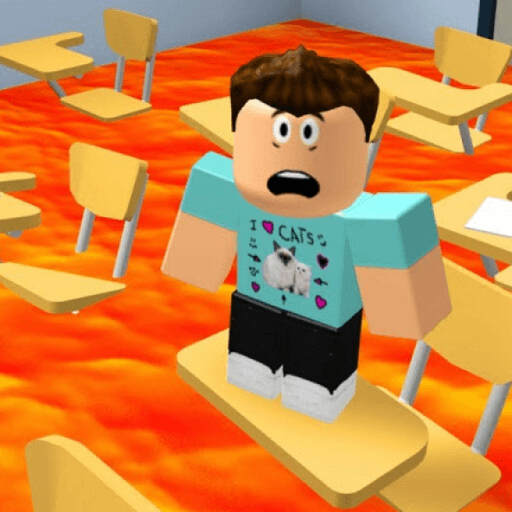 The Floor Is LAVA🔥 Roblox game stats