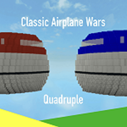 Classic Airplane Wars Quadruple Roblox game thumbnail