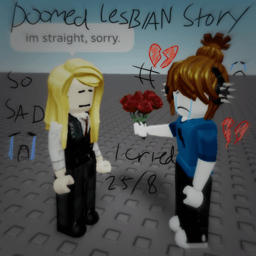 SAD DOOMED LESBIAN STORY (VERY DRAMATIC AND SAD)💔 Roblox game thumbnail