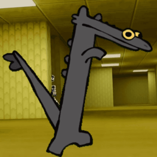 Toothless Dancing Meme Backrooms Roblox game thumbnail