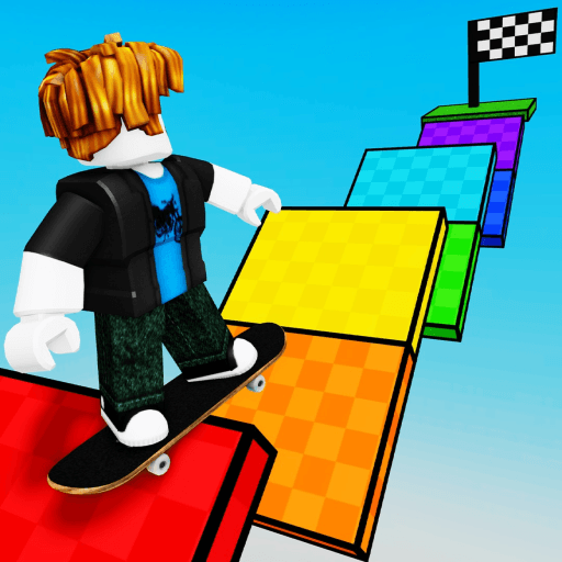[W61] Skateboard Obby Roblox gameplay screenshot