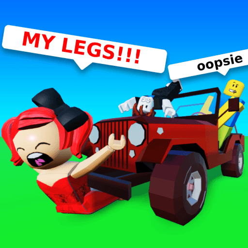 [CAR CUST] 💀 Run over NPCS  Roblox gameplay screenshot