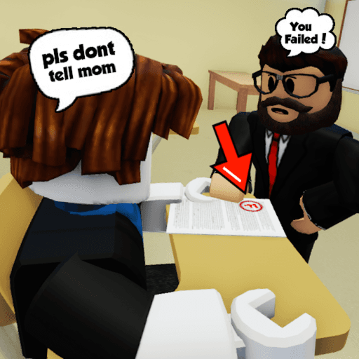oops, i failed my math test Roblox game stats