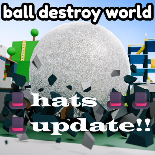 ball destroy world Roblox gameplay screenshot