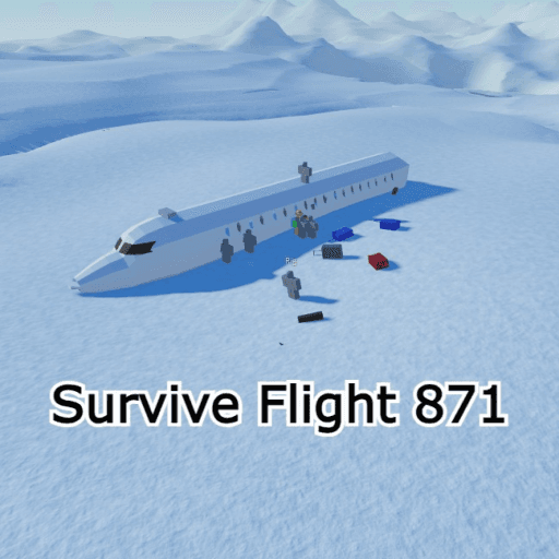 Survive Flight 871  Roblox game thumbnail