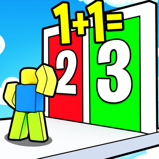 Easy Math Obby Roblox gameplay screenshot