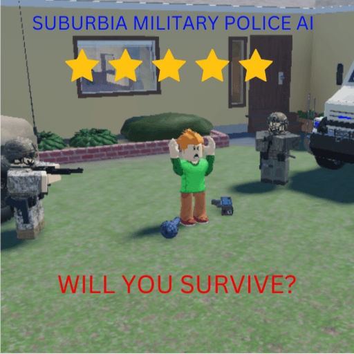 Suburban Police AI (Military) Roblox gameplay screenshot