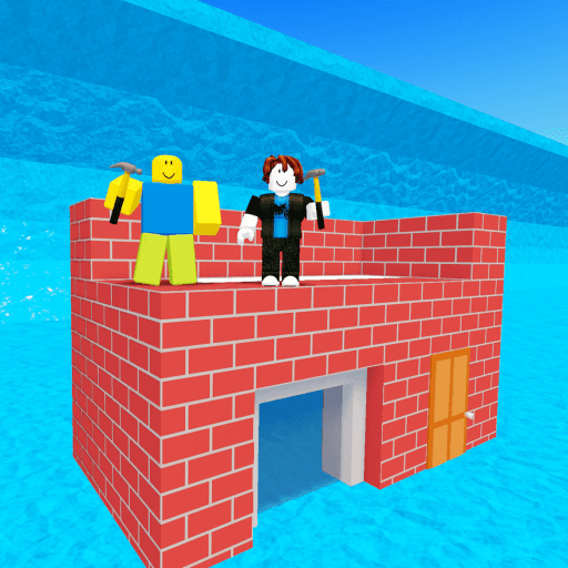 Build to Survive the Tsunami 🌊 Roblox gameplay screenshot