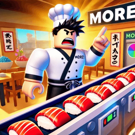 🍣 Sushi Shop Tycoon Roblox gameplay screenshot