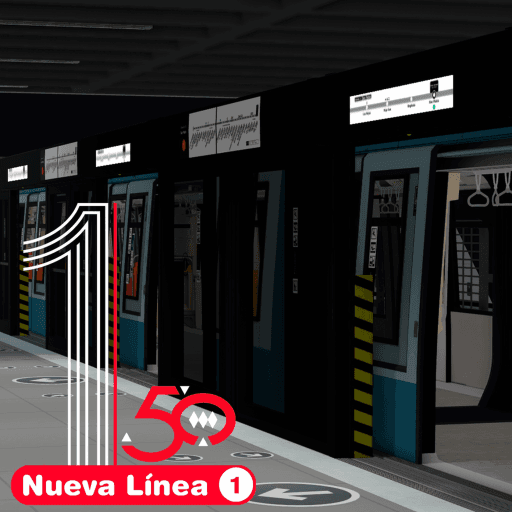 New Line 1 Santiago Metro - ROBLOX [BETA] Roblox game thumbnail