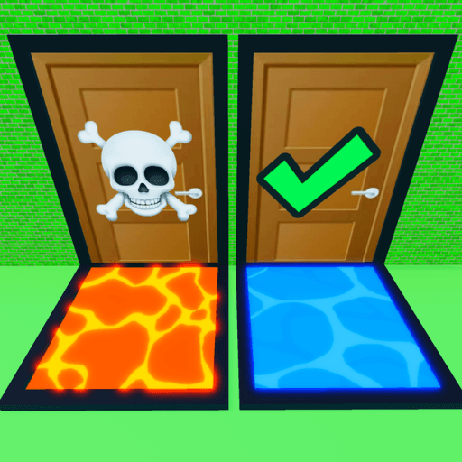 50% Pick a Door Obby! Roblox game thumbnail