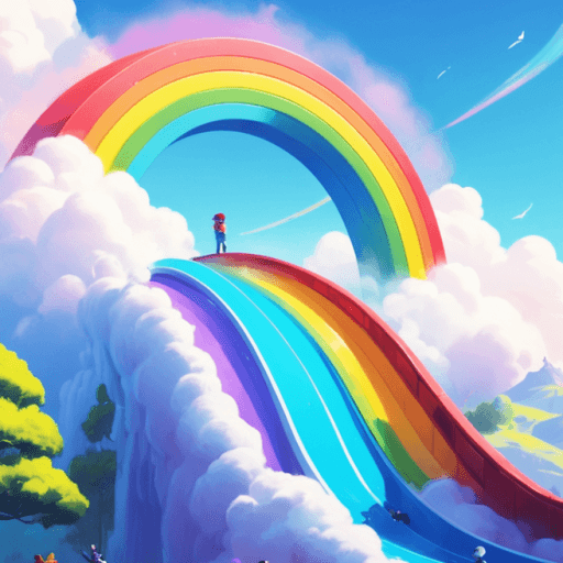 Rainbow Fun Obby! 🌈 Roblox game thumbnail