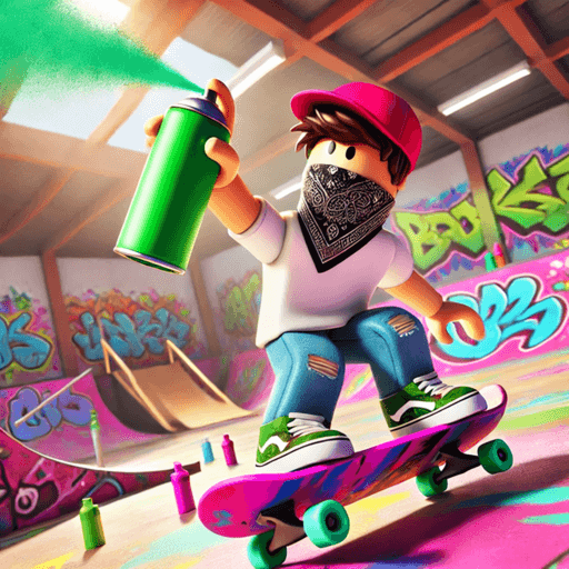 Spray Paint & Skate 🖌️🛹  Roblox game stats