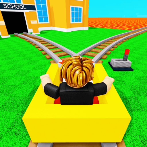 Cart Ride Out of School to VIP Obby Roblox game thumbnail