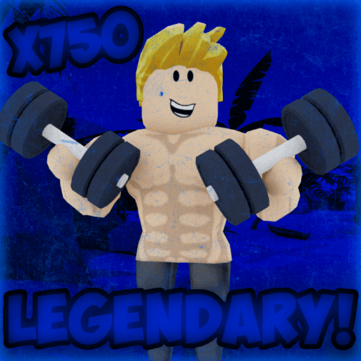 (X800!) Legendary Lifting Simulator 💥 Roblox game thumbnail