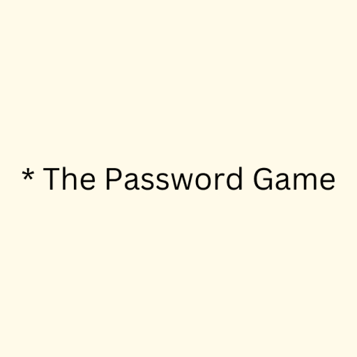 🔑 The Password Game Roblox game stats