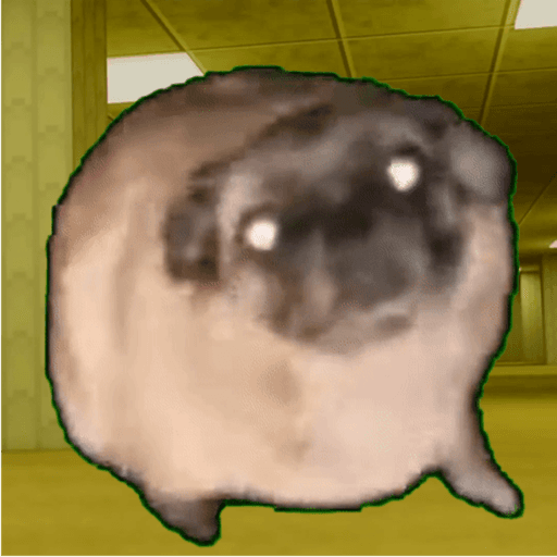 Dancing Pug Meme Backrooms Roblox game thumbnail