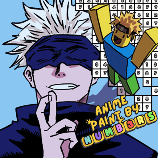 🎨 Anime Paint by Numbers Roblox gameplay screenshot
