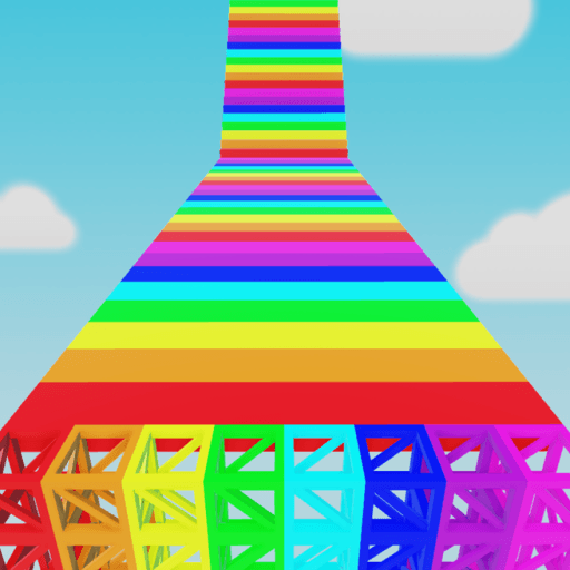Rainbow Colorful Obby 🌈 Roblox gameplay screenshot