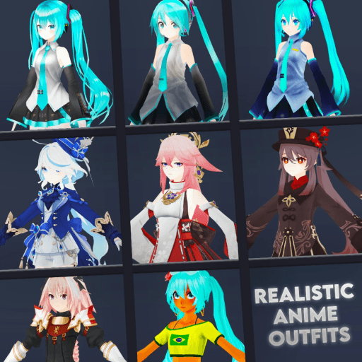 Realistic Anime Outfits Roblox game thumbnail