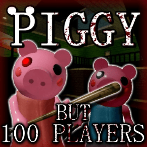 Piggy but It's 100 Players: Classic Edition Roblox gameplay screenshot