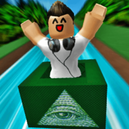 SLIDE 999,999 MILES IN A BOX OBBY! Roblox gameplay screenshot