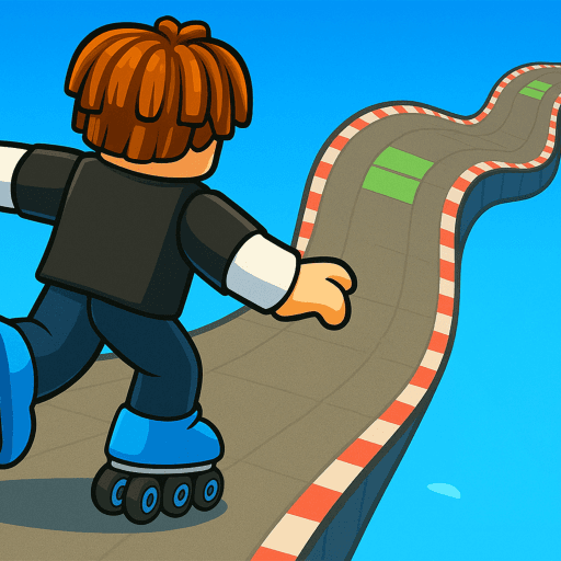 [W6] Obby But You're on Roller Skates Roblox game stats