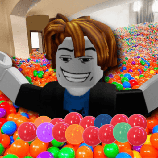 Slide into Biggest Ballpit Obby Roblox gameplay screenshot