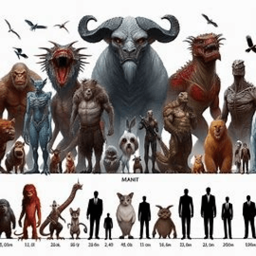 Animals & Monsters Size Comparison (New Update) Roblox game thumbnail