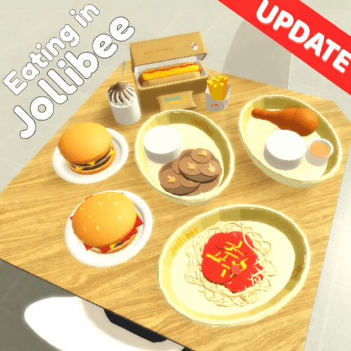 🍗🍟 Eating in Jollibee Roblox game thumbnail