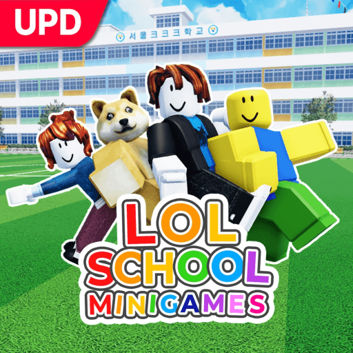 LOL School Minigames Roblox game thumbnail