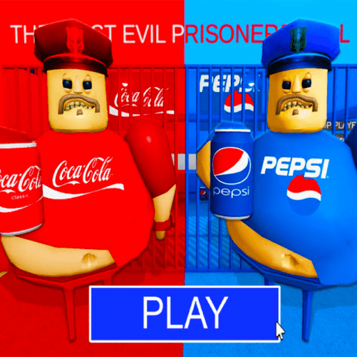 COCA-COLA Vs PEPSI BARRY'S PRISON RUN! (OBBY) Roblox game thumbnail