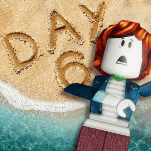 Survive 100 Days on Desert Island Roblox gameplay screenshot