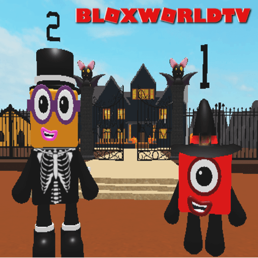 Numberblock Halloween Hunt Roblox gameplay screenshot