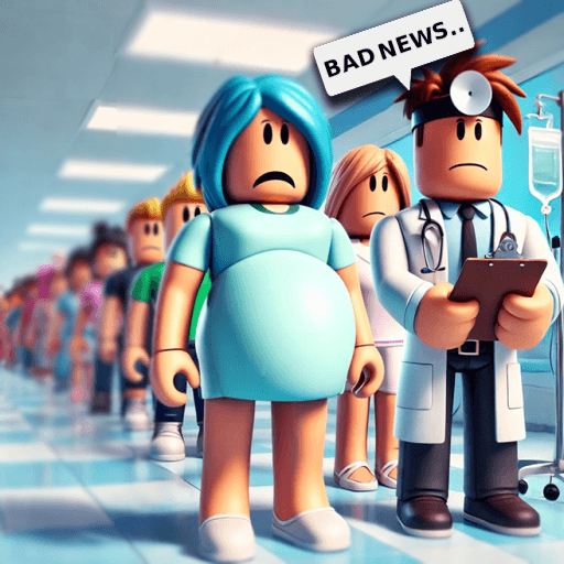 Hospital Line 🩺  Roblox game thumbnail
