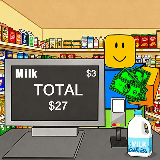 Supermarket Simulator Roblox game stats