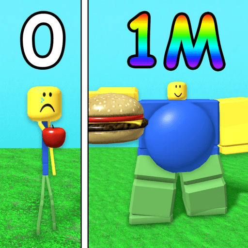 Every Click +1 Eat 🍔 Roblox gameplay screenshot