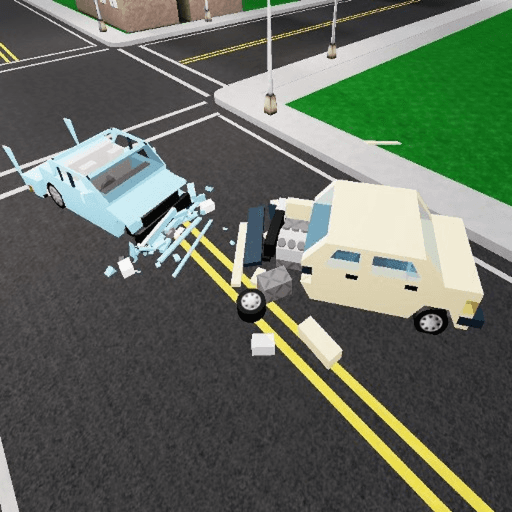 Car Dashcam Crash Simulator Roblox game thumbnail