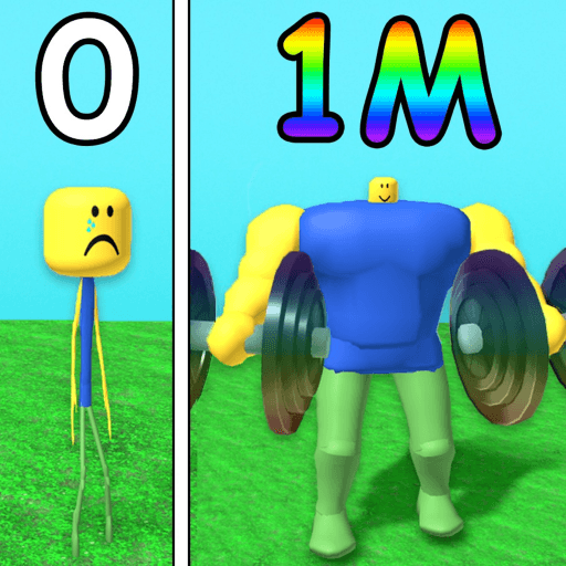 Every Click +1 Strength 💪 Roblox game stats